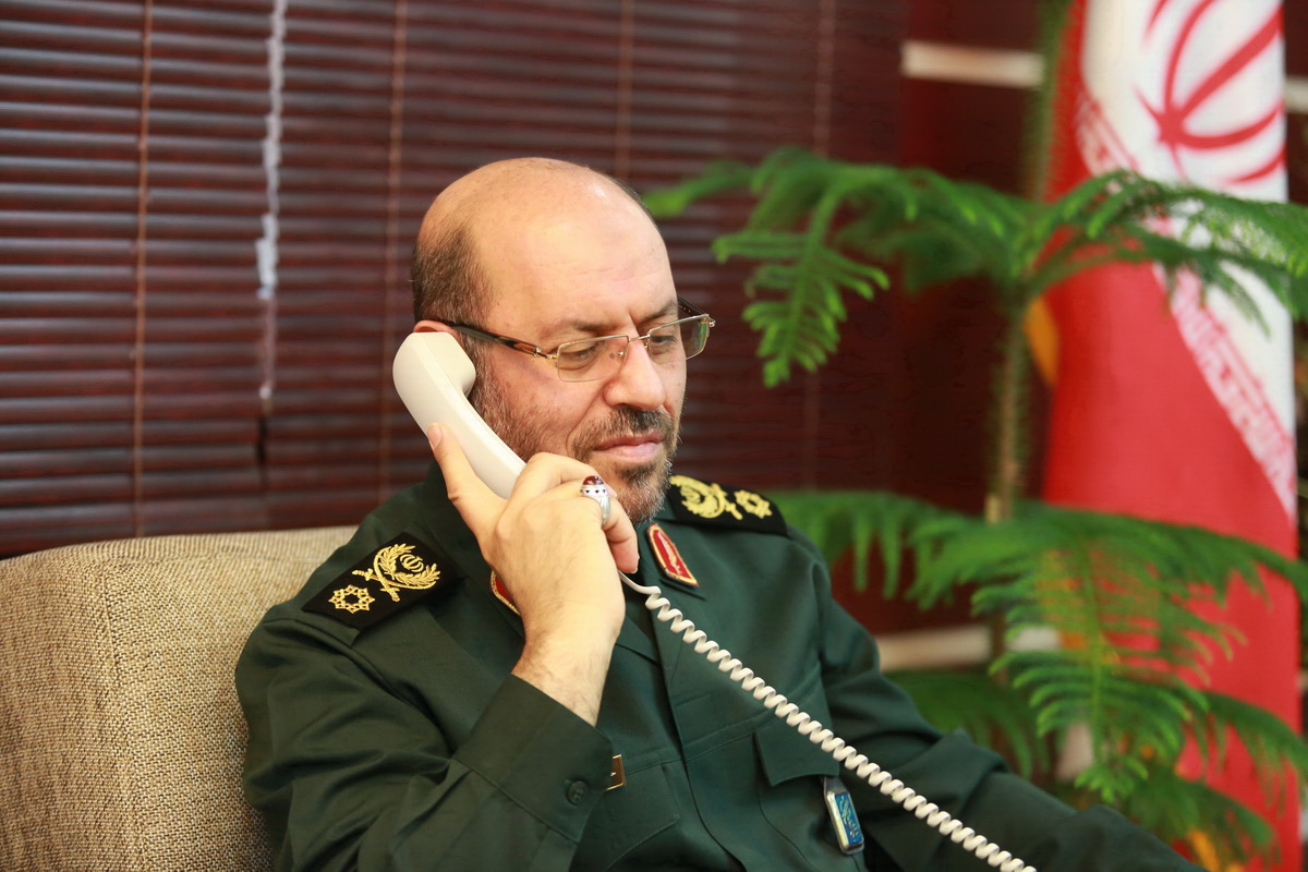 گفت‌وگوی تلفنی وزرای دفاع ایران و سوریه