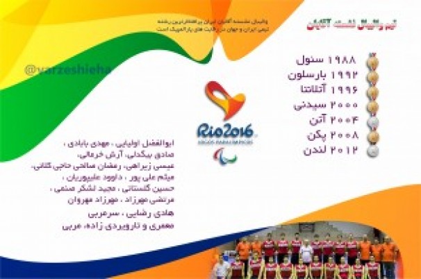 معرفی تیم والیبال نشسته مردان ایران + اینفوگرافی