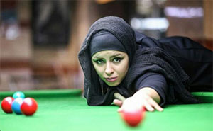 نخستین مدال تاریخ بیلیارد بانوان ایران بر گردن محمدی نخستین مدال تاریخ بیلیارد بانوان ایران بر گردن محمدی