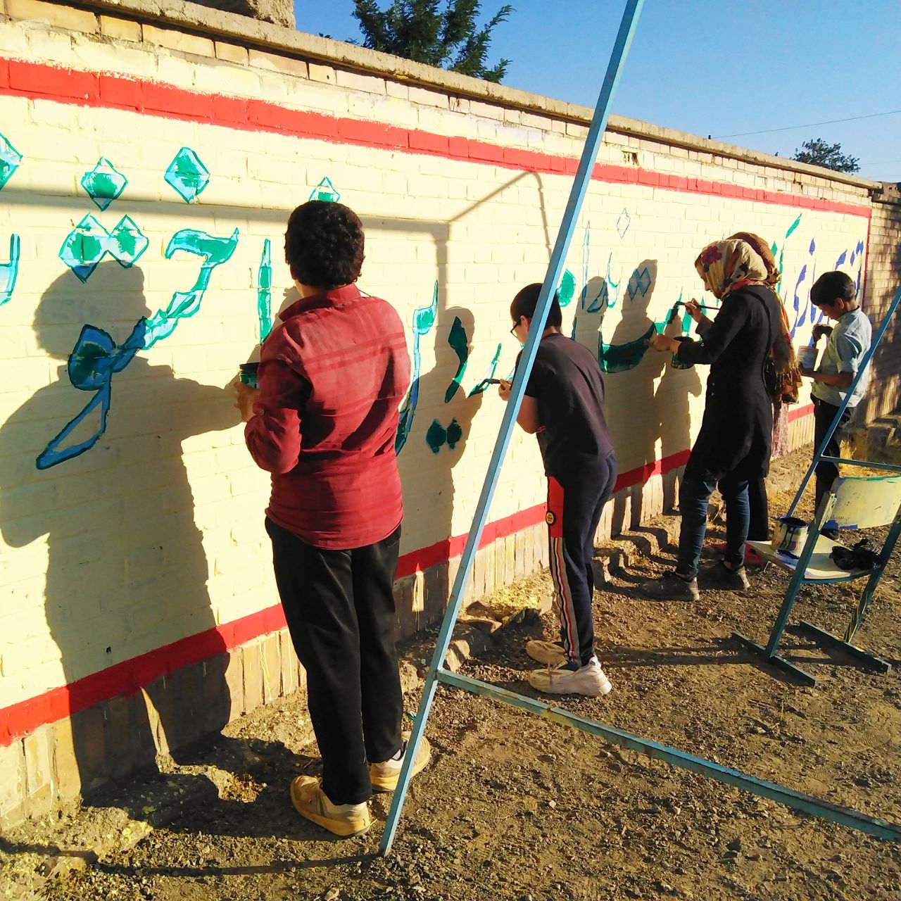 رنگ همدلی در روستای گرماب رخ