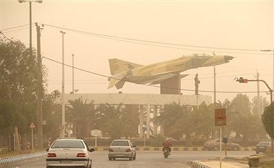 گردوخاک موقت و همرفتی در برخی مناطق خوزستان