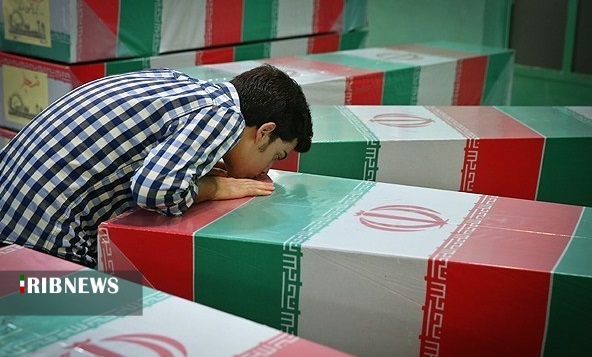 ورود پیکر شهدای حمله صهیونیستی به معراج الشهدا