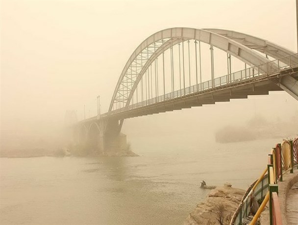 ناسالم بودن جو اهواز درصبح روز چهارشنبه