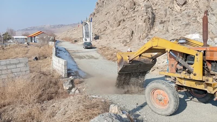 ساماندهی مسیر دسترسی به نقش‌برجسته خان‌تختی سلماس