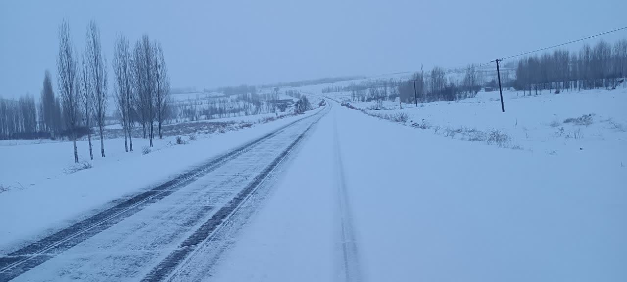 بارش برف در شهرستان خوی