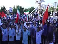 تجمع خوجوش مردم در حمایت از نیروهای مسلح
