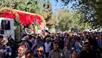تشییع باشکوه هشت شهید مدافع وطن در کاشان