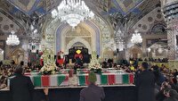 حرم مطهر رضوی میزبان پیکر مطهر ۵ شهید