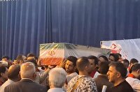پیکر دو شهید امدادگر در تهران تشییع شد