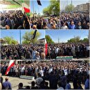 تشییع و تدفین پیکر مطهر شهید غلامعلی پوررحمانی در اندیمشک