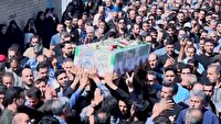 تشییع پیکر دو شهید مدافع وطن تا آرامگاه ابدی