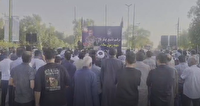 تشییع پیکر مطهر شهید سلامات در باوی