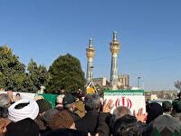 تشییع پیکر مطهر چهار شهید خراسانی حمله رژیم صهیونیستی در مشهد