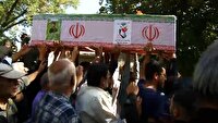 تشییع پیکر سه شهید مدافع وطن در نجف آباد
