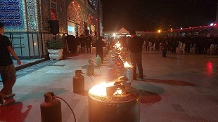 نذرواره ۷۲ خوان احسان حسینی در امامزاده یحیی بن زید (ع) گنبدکاووس برگزار شد