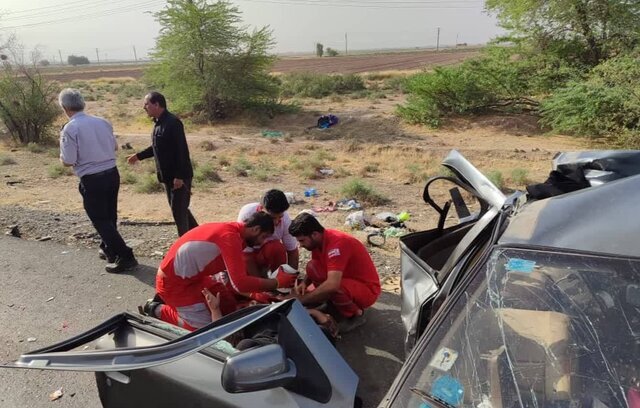۲ فوتی و ۶ مصدوم در حادثه ترافیکی همدان