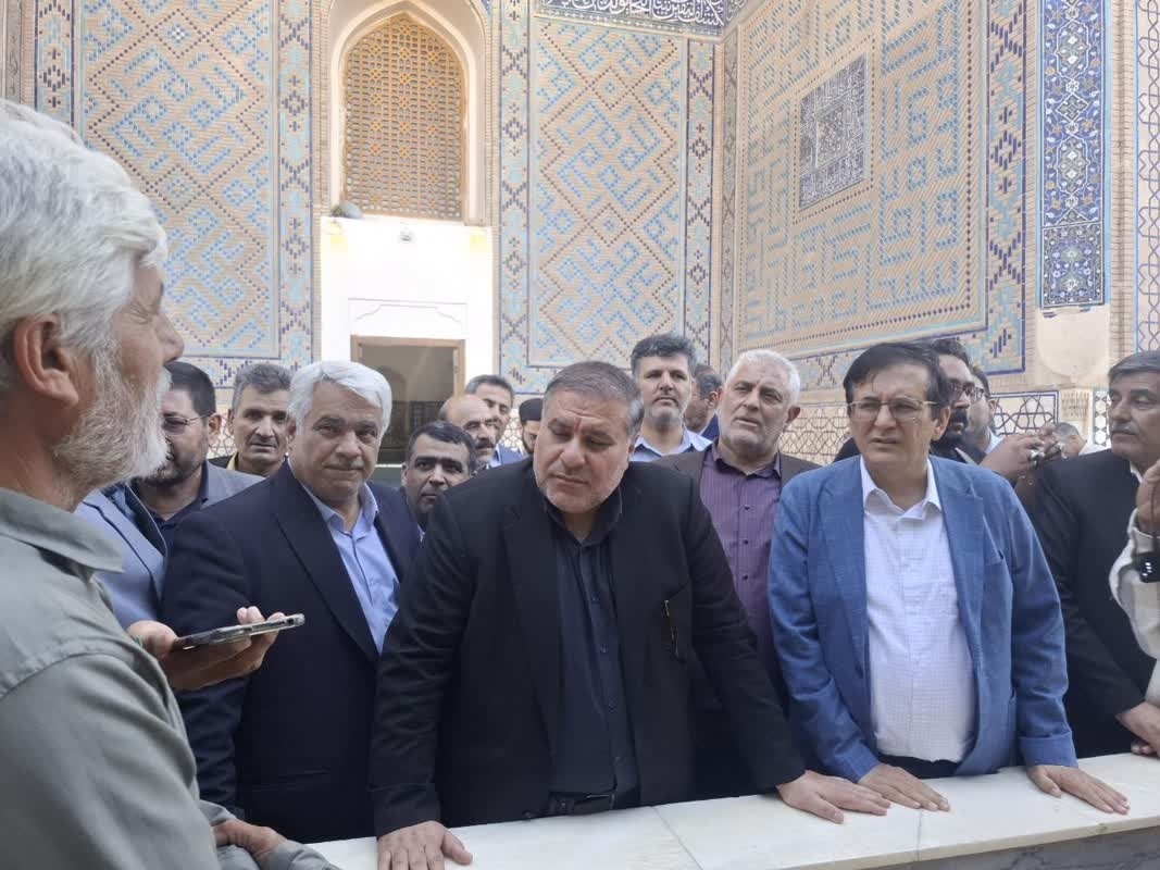 طرح ساماندهی در مجموعه تاریخی مزار مولانا ابوبکر تایبادی