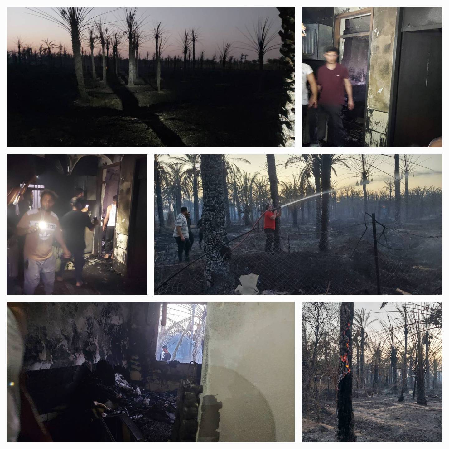 مهار آتش در چهار روستای بخش اروندکنار آبادان