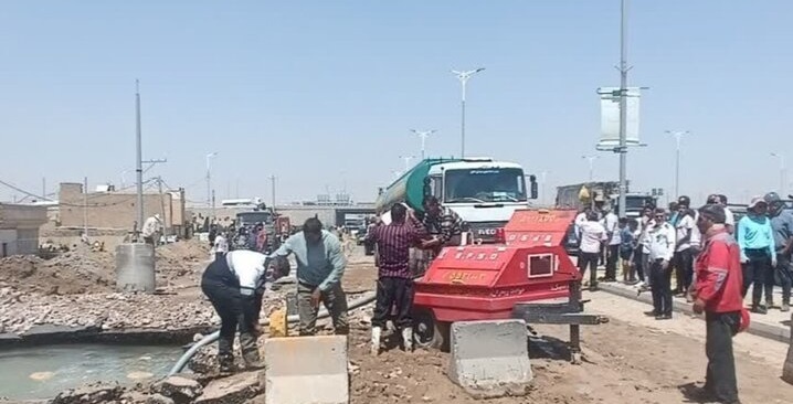 جبران خسارت‌های ترکیدگی لوله آب در طرح زیرگذر حصه