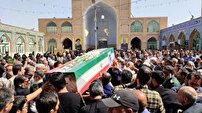 تشییع پیکر شهید مهدی حجت پناه در دیار سربداران