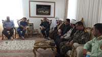 دیدار فرمانده انتظامی استان گلستان امروز با دو خانواده شهید جنگ ۱۲ روزه