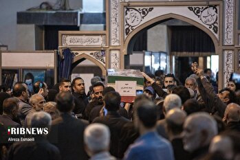 تشییع پیکر شهدای حملات رژیم صهیونیستی به تهران - ۲