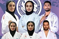 سه فینالیست و سه بخت نشان برنز برای ملی پوشان کاراته ایران در روسیه