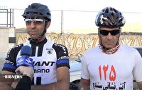 رکاب زنی دوچرخه سوارکردستانی در حمایت از کودکان