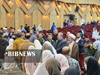 کاروان جشن ازدواج ۱۱۴ زوج خراسان شمالی برگزار شد