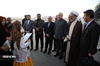 رئیس مجلس شورای اسلامی وارد خراسان شمالی شد