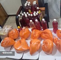 کشف و جمع‌آوری ۱۳ کیلوگرم رنگ غیرمجاز زعفران از کارگاه خانگی در اسفراین 