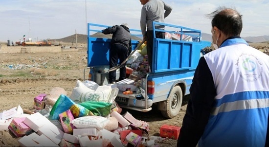 کشف و امحاء بیش از یک تن مواد غذایی و بهداشتی غیرمجاز در اهواز