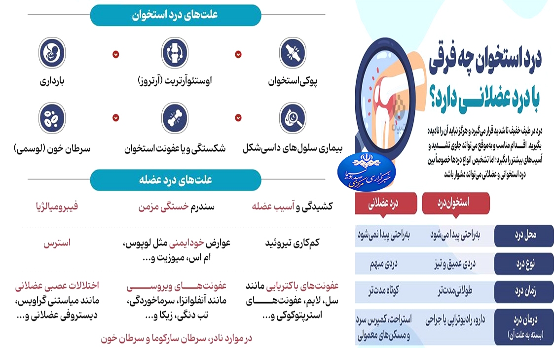 ارتباط احتمالی درد استحوان با بیماری‌های پنهان