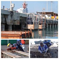 آغاز تعمیرات اساسی اسکله‌های ۸ تا ۱۳ بندر بوشهر