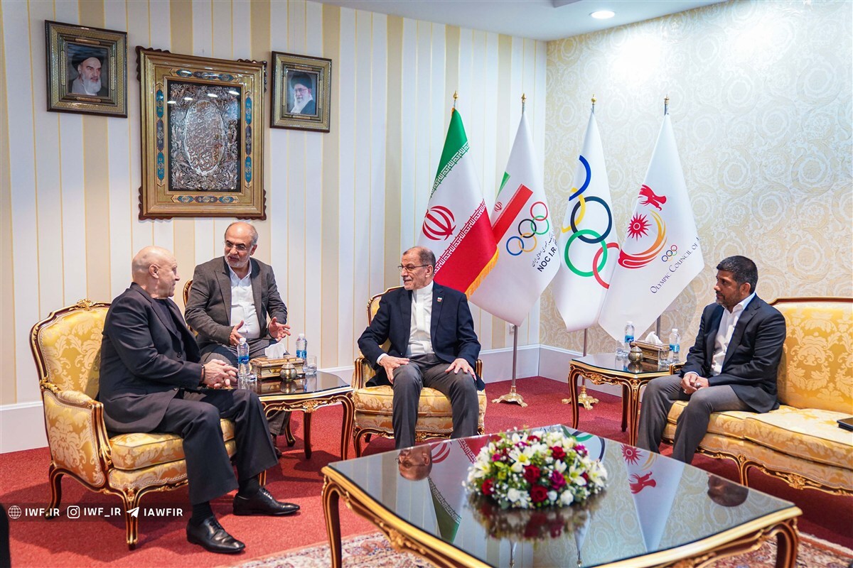 دیدار نایب رئیس اتحادیه جهانی کشتی با رئیس کمیته ملی المپیک