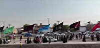 ابلاغ پیام مظلومیت و دین داری از میناب تا شلمچه