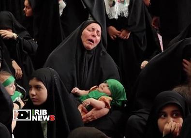 برپایی آیین شیرخوارگان حسینی در سنندج