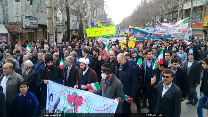  شکوه حضور مردم لرستان در چهل سالگی انقلاب 